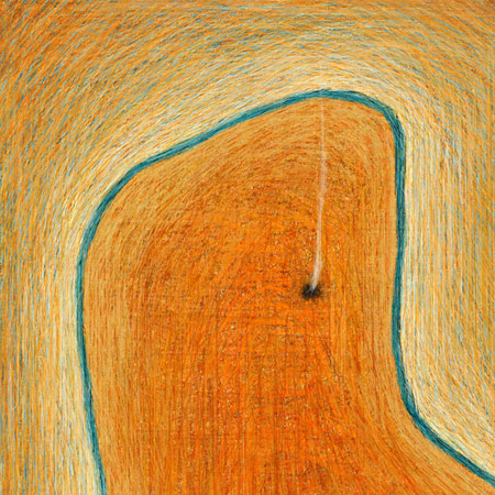 Creek with Camp Fire